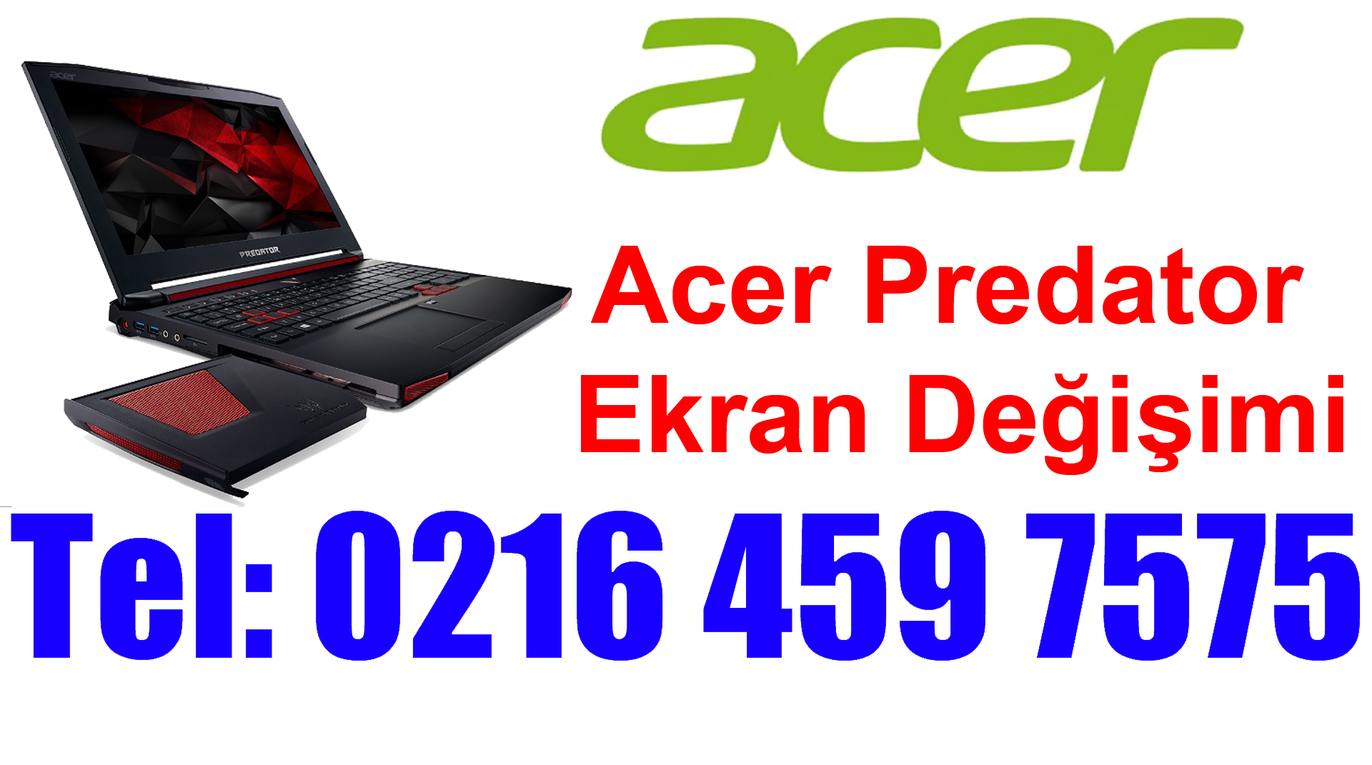 Acer Predator Ekran Değişimi